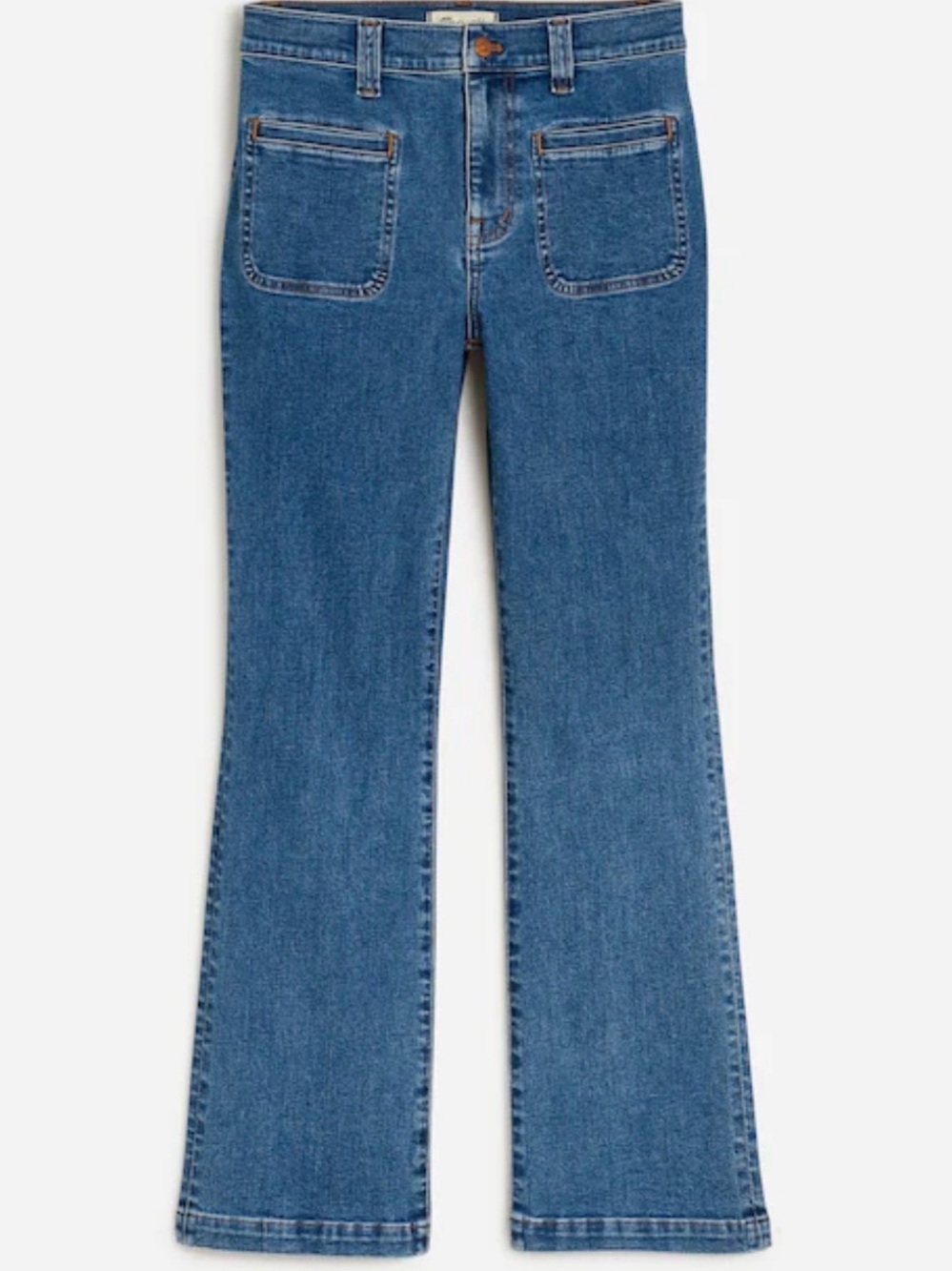 Madewell Mid-Rise Kick Out Jeans Wide Leg